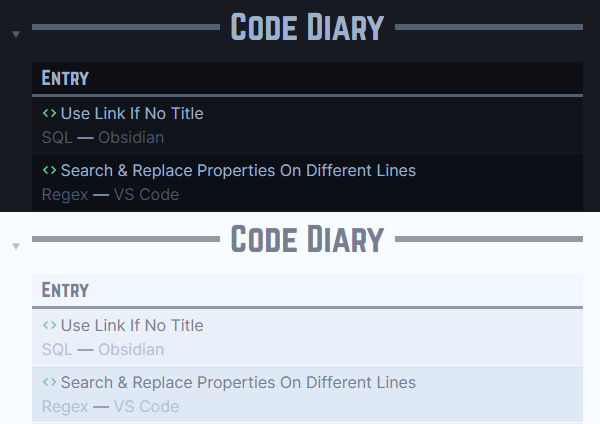 Setup-Journal - Code Diary DV.png