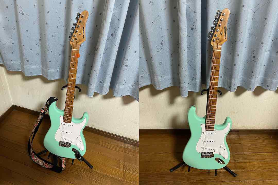 プレイテックギターのマシンヘッド（ペグ）交換 - ごりゅご.com