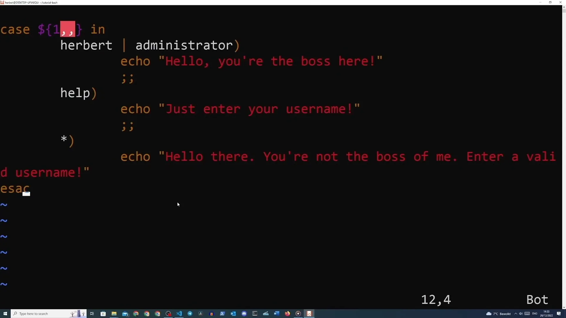 Bash Scripting Tutorial for Beginners - 32:15
